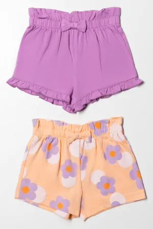 2 Pack Shorts Purple