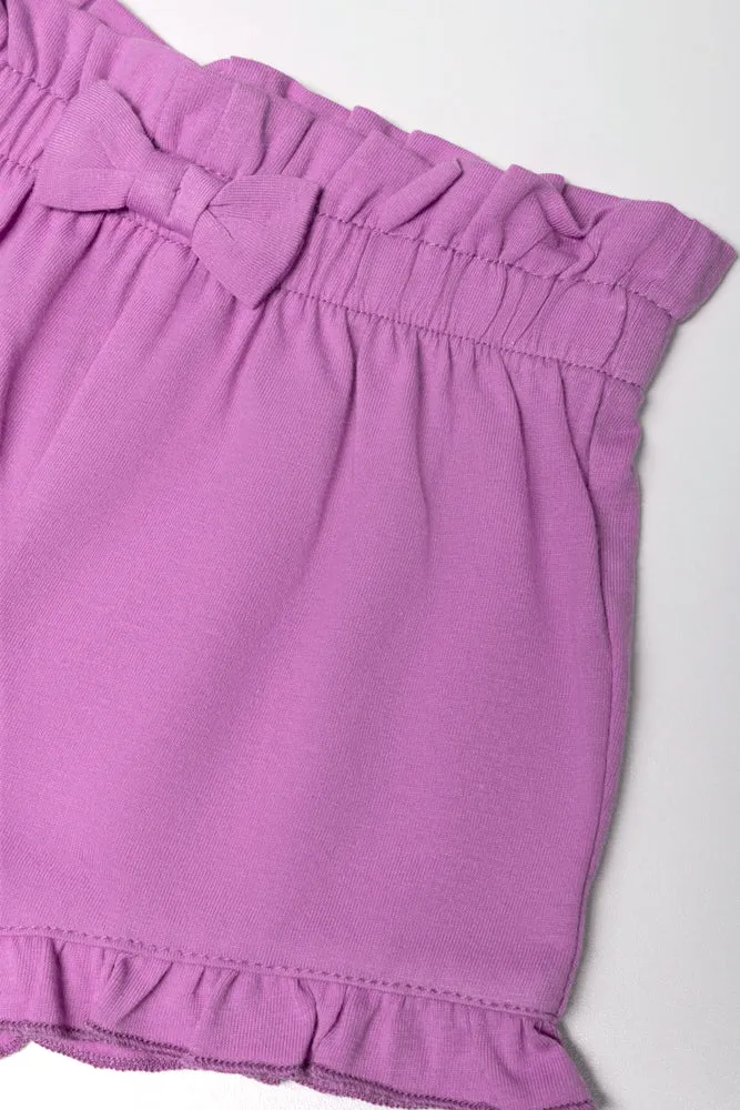 2 Pack Shorts Purple