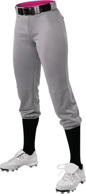 Alleson Athletic Women's Fastpitch/Softball Belted Speed Pant  Moisture-Wicking, Durable Fabric, and Pro-Style Fit