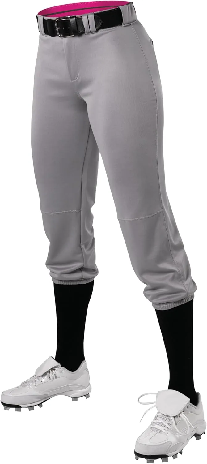 Alleson Athletic Women's Fastpitch/Softball Belted Speed Pant  Moisture-Wicking, Durable Fabric, and Pro-Style Fit