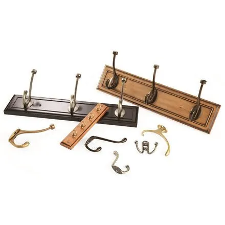 Amerock 2000325 Hook Rack, 6-Hook, MDF/Zinc