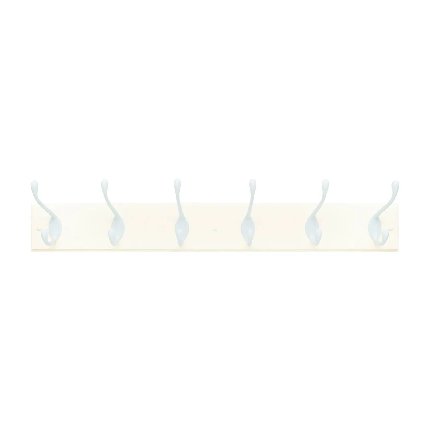 Amerock 2000325 Hook Rack, 6-Hook, MDF/Zinc