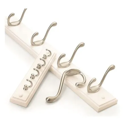Amerock 2000325 Hook Rack, 6-Hook, MDF/Zinc