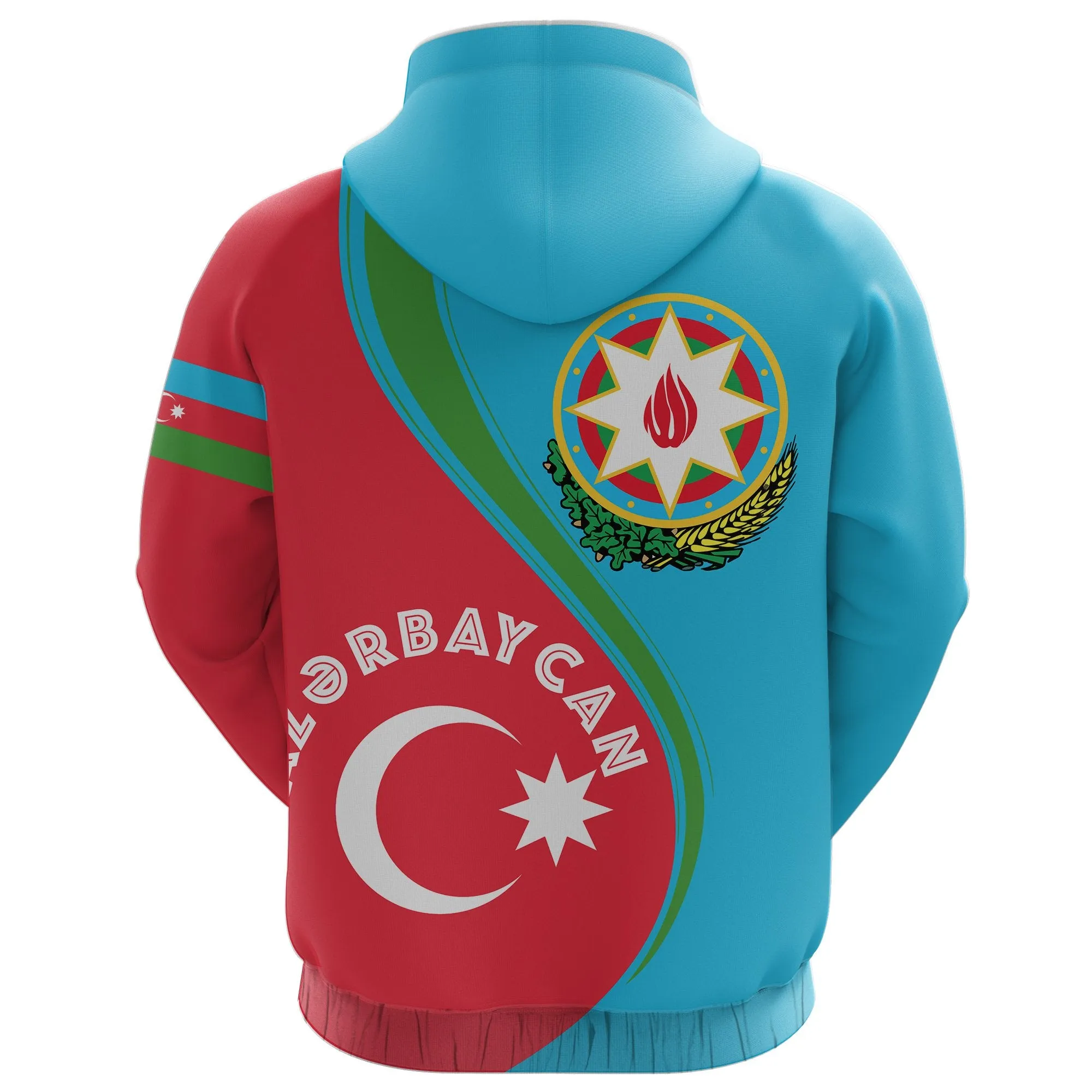 Azerbaijan Zip-Up Hoodie - Generation K62