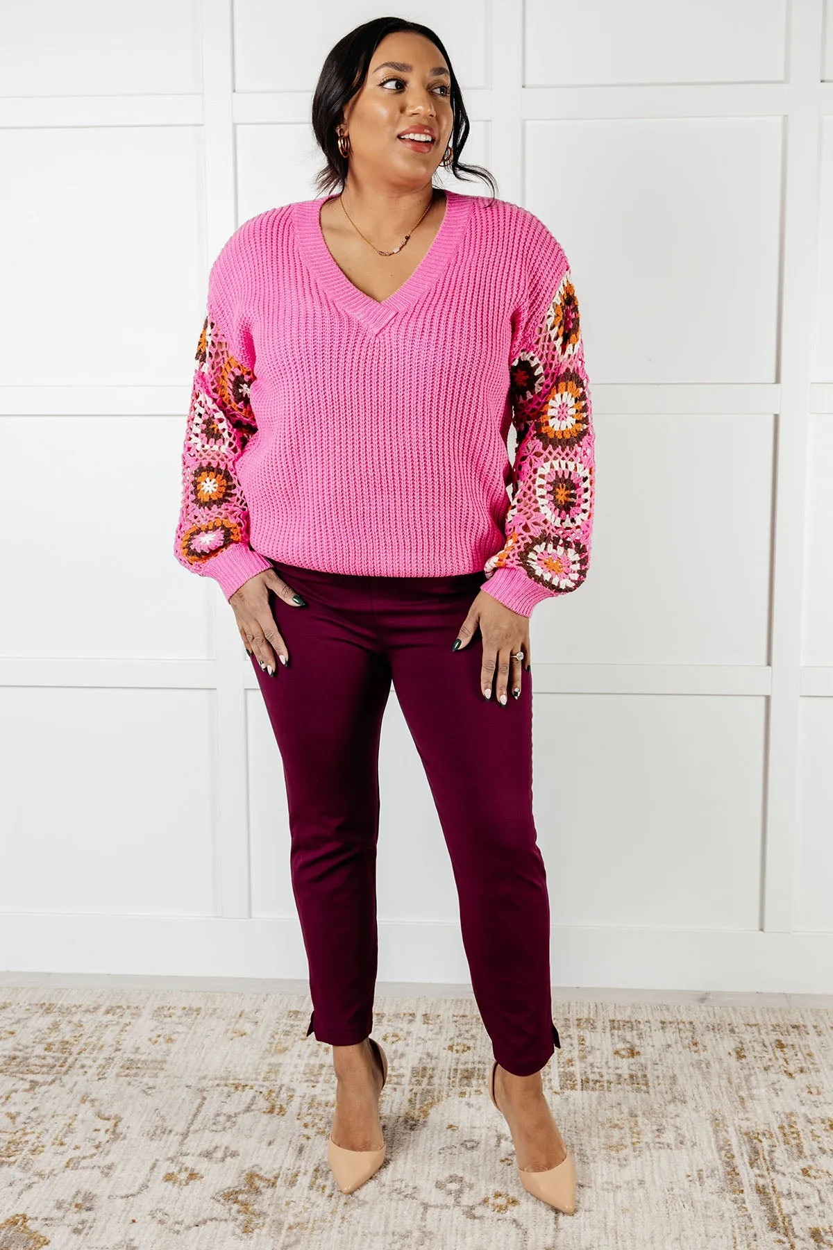 BiBi-Can't Stop this Feeling V-Neck Knit Sweater