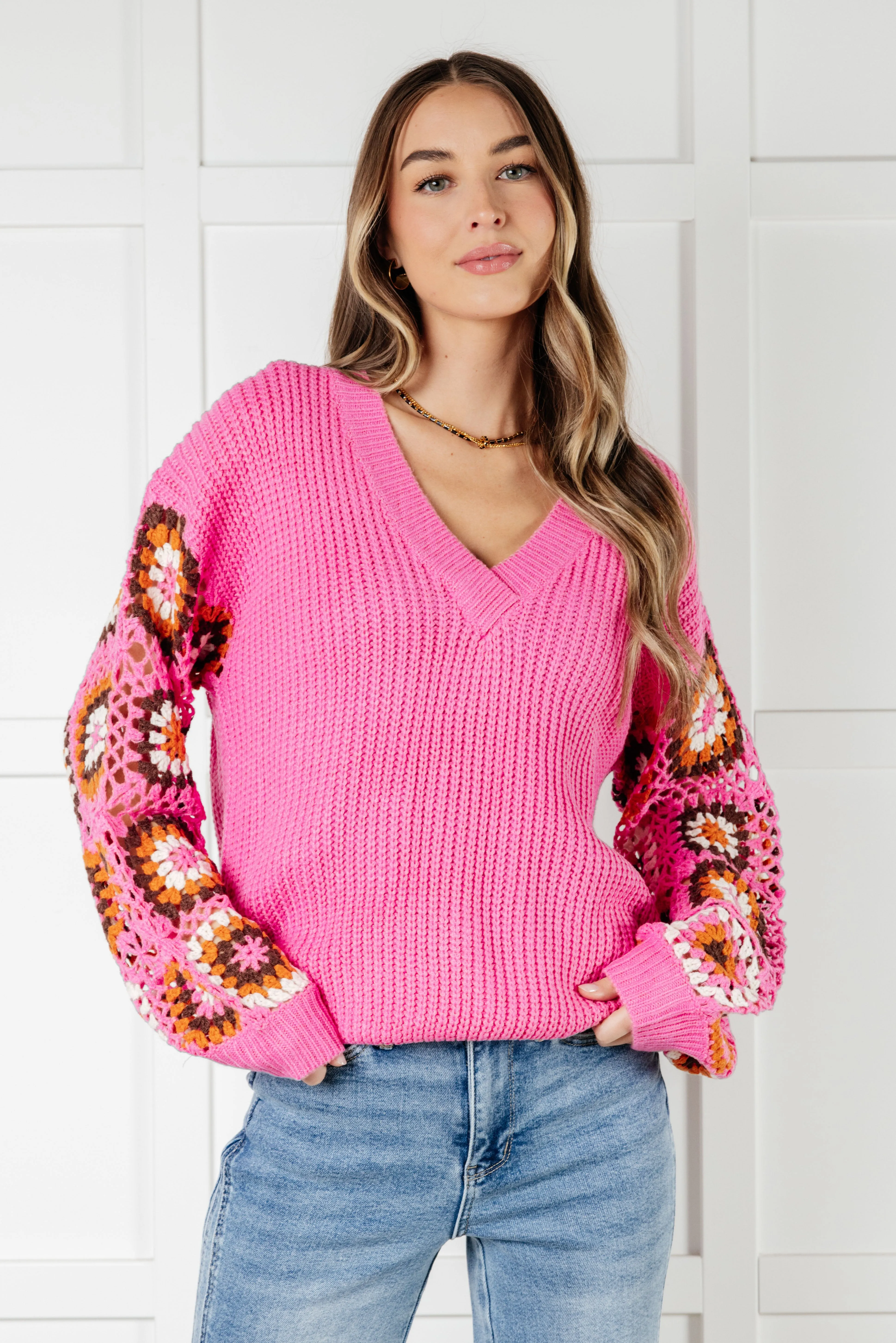 BiBi-Can't Stop this Feeling V-Neck Knit Sweater