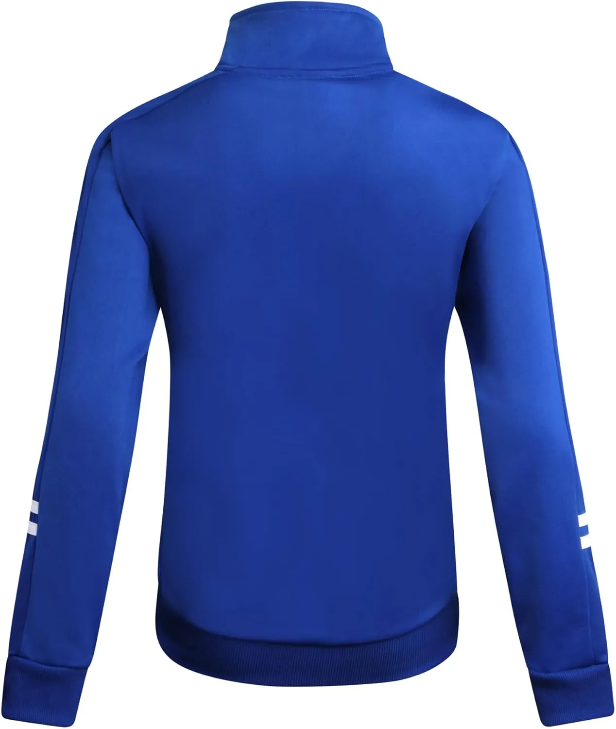 Boys' Tricot Jogger Set - 4 Piece Active Performance Zip-Up Tracksuit Set (Size: 8-18)