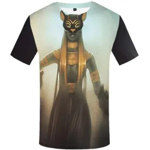 Cat T shirts Men Skull Tshirts Casual Cosplay Tshirt Anime Funny Tshirts Cool Animal T-shirts 3d Short Sleeve Fashion Men/women