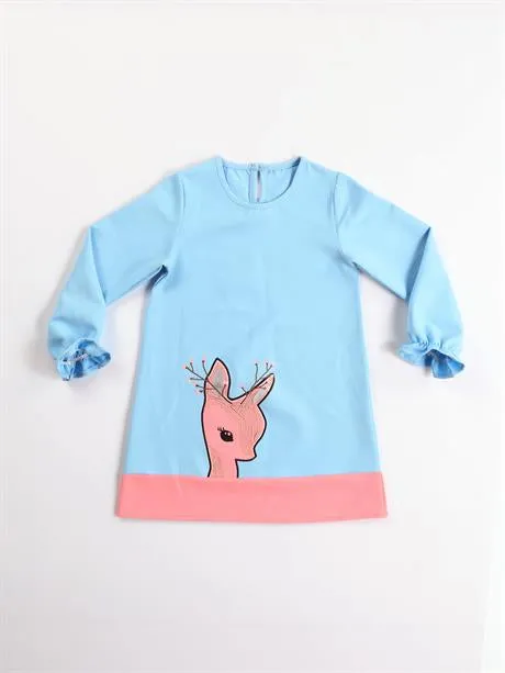 ceylanpembe dokuma poly kiz elbise