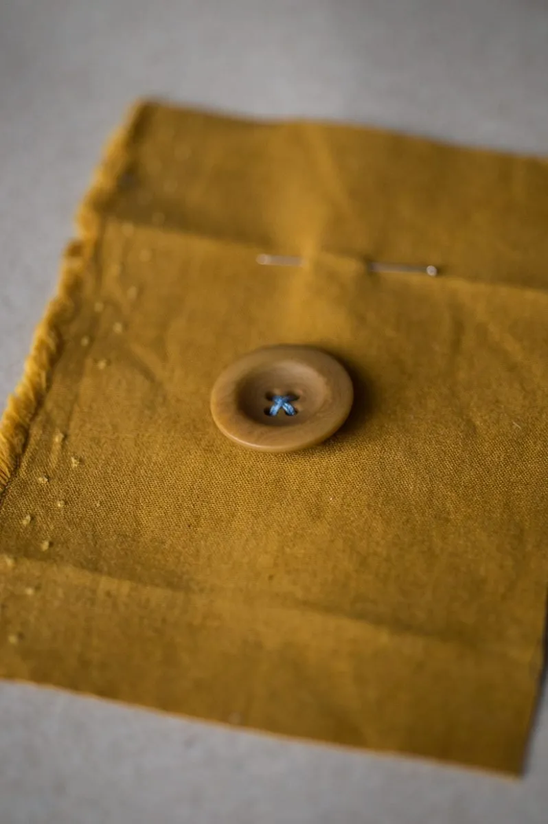 Corozo Gold Button. 22mm NZD $2.00 each