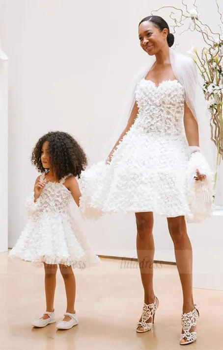 Cute Sleeveless Flower Girl Dresses