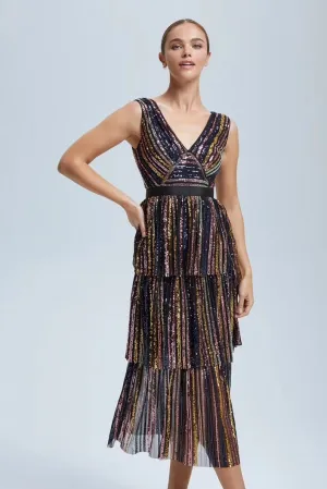 Evening Sequins party dress
