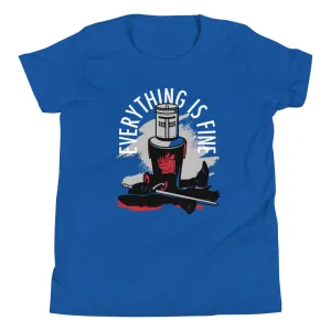 Everything Is Fine Kid's Youth Tee
