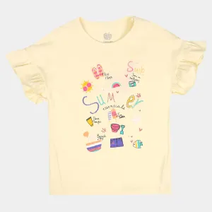 Girls T-Shirt Summer ESS - Cream