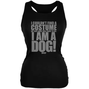 Halloween Cheap Dog Costume Black Juniors Soft Tank Top