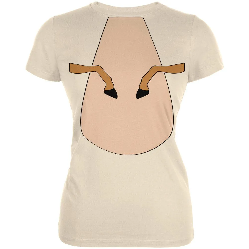 Halloween Horse Costume Palomino Tan Juniors Soft T Shirt