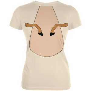 Halloween Horse Costume Palomino Tan Juniors Soft T Shirt