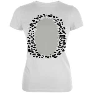 Halloween Snow Leopard Costume Juniors Soft T Shirt
