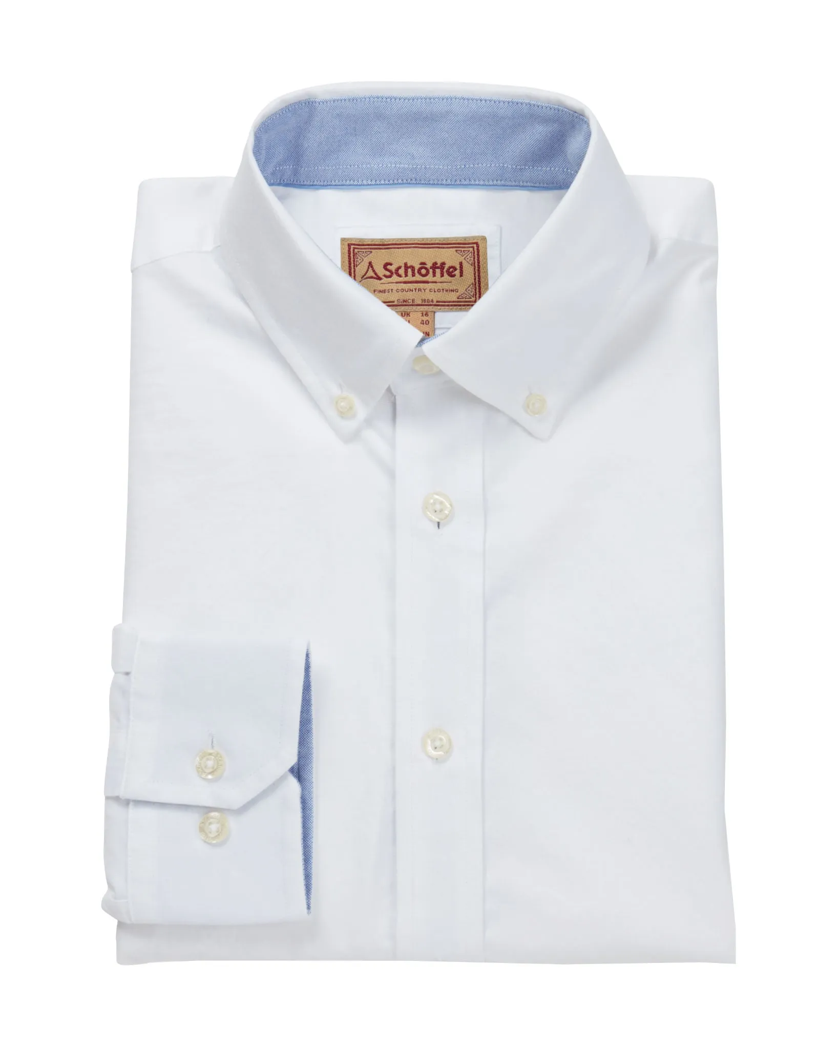 Holt Soft Oxford Tailored Shirt - White