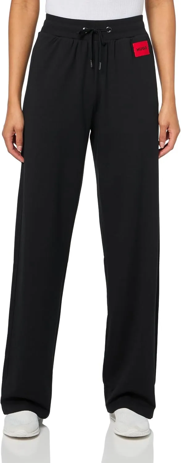 HUGO Women's Talua French Terry Wide Leg Pants