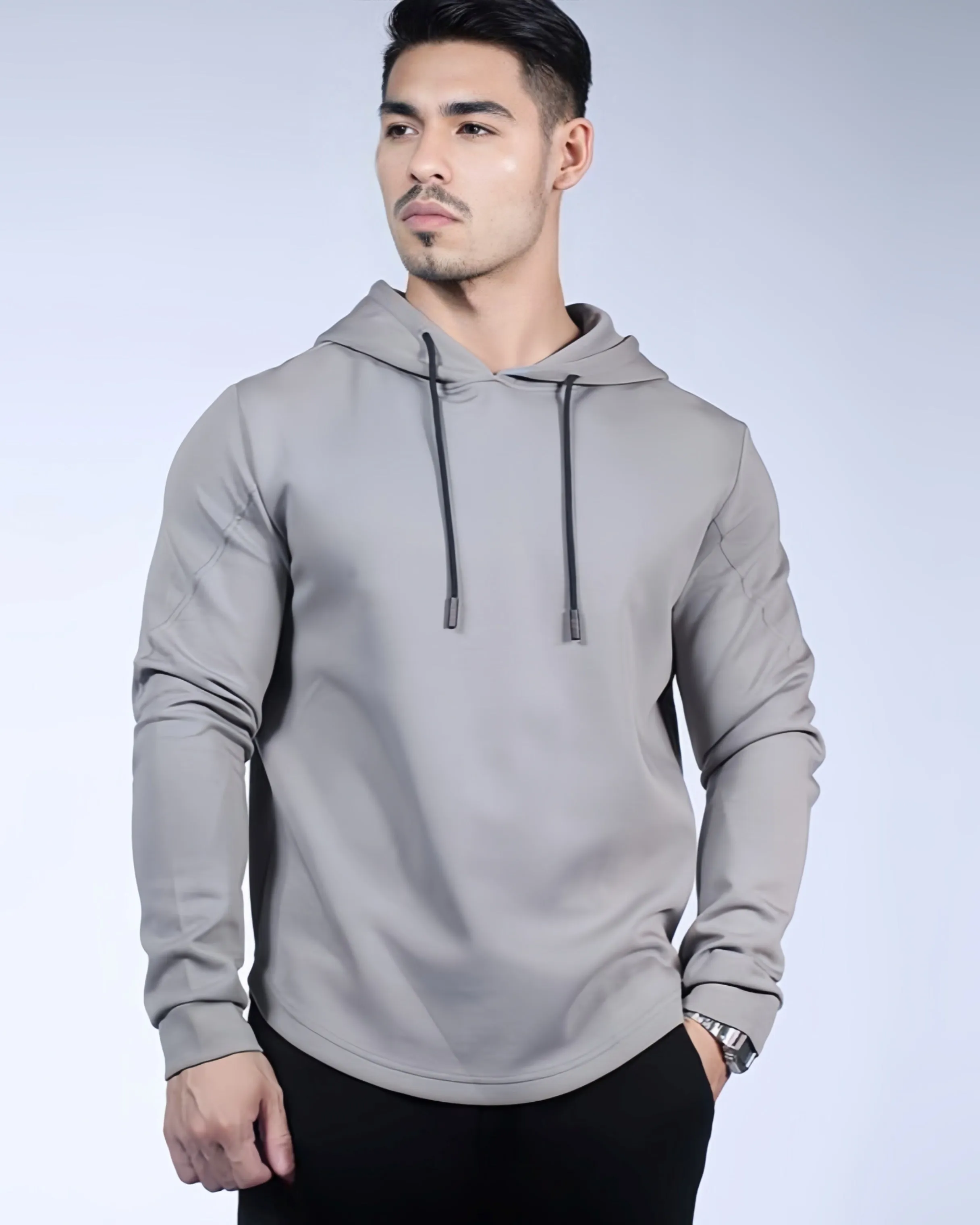 Kore Curve hem  Muscle fit  Hoodie Workout Heat Tech Gear