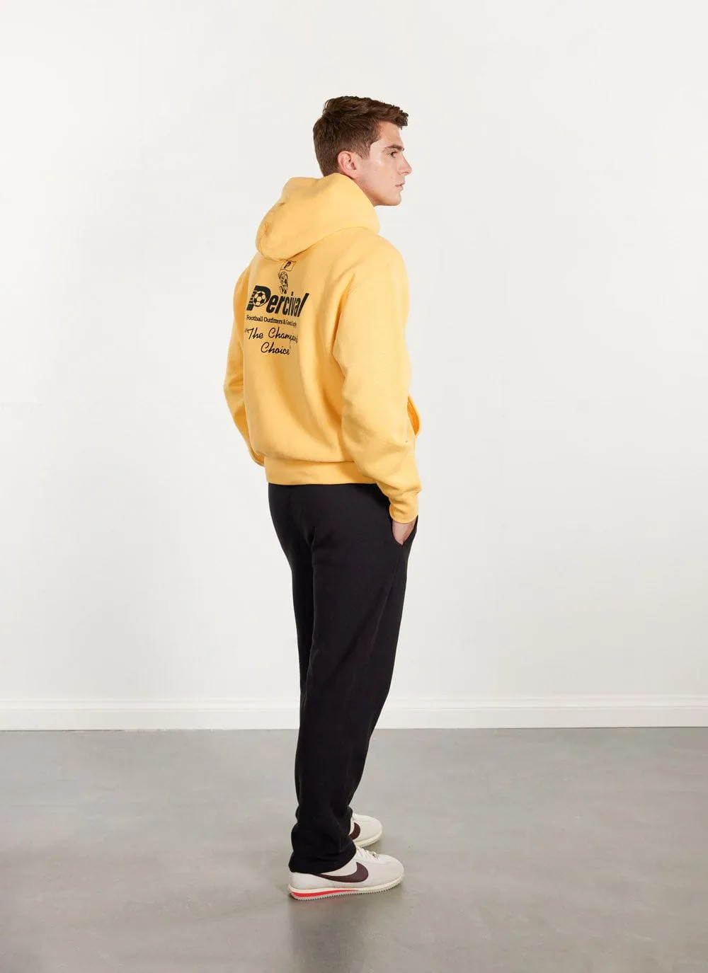 Mascot Hoodie | Champion and Percival | Mustard