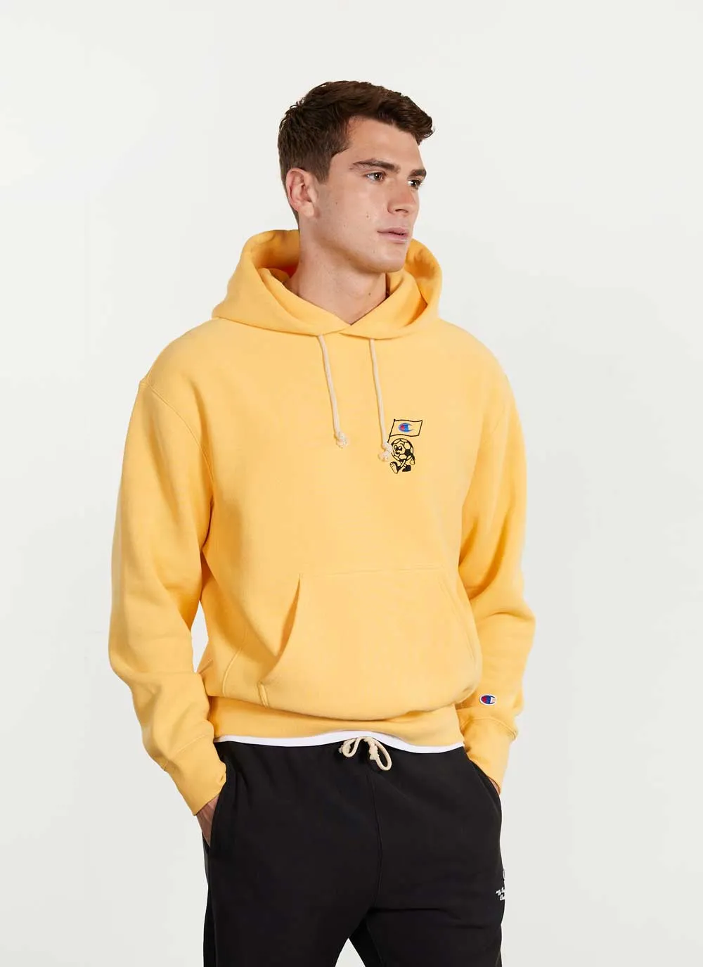 Mascot Hoodie | Champion and Percival | Mustard