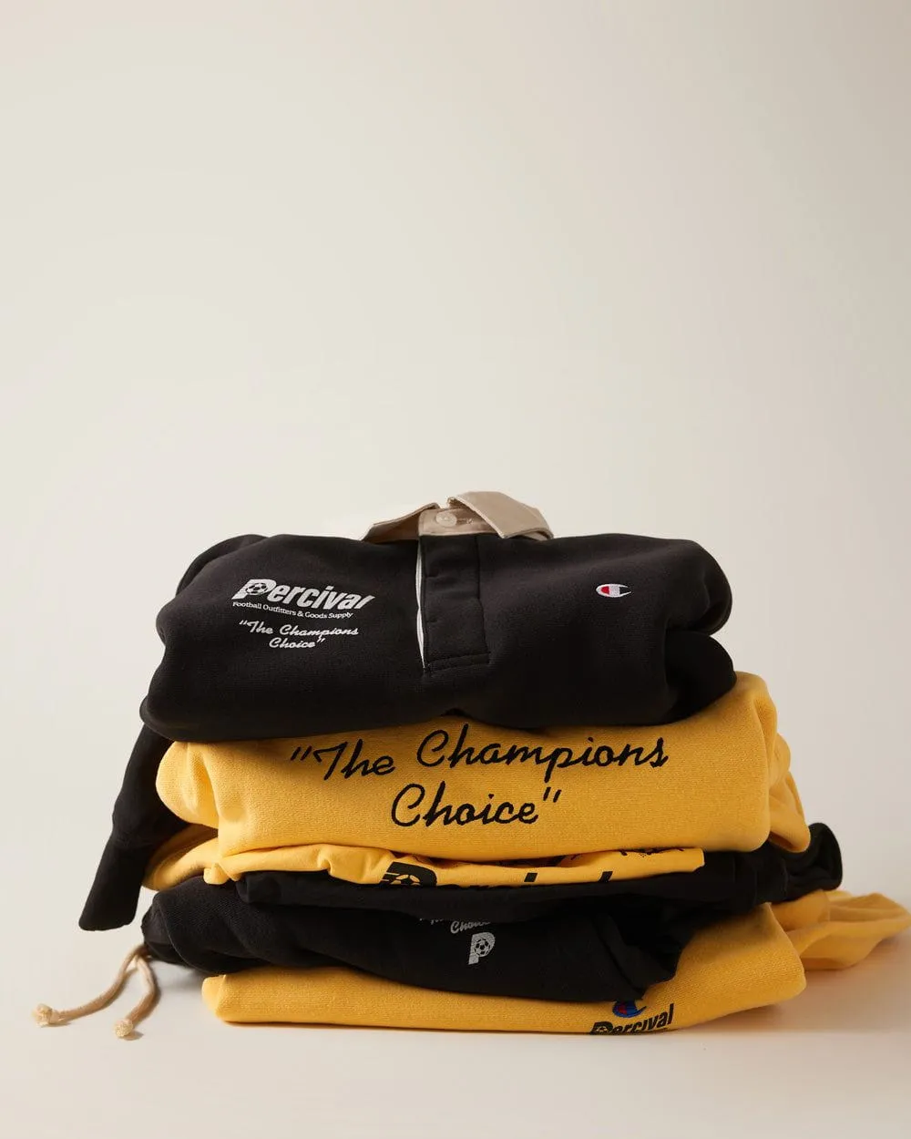 Mascot Hoodie | Champion and Percival | Mustard