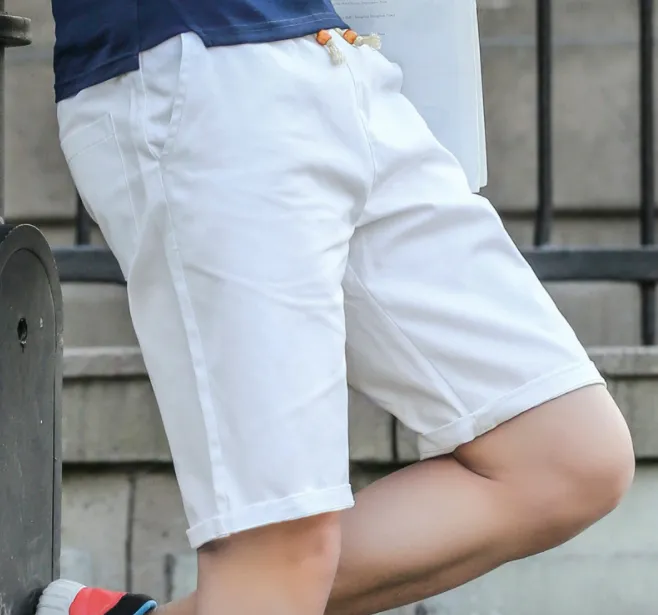 Mens Drawstring Casual Shorts