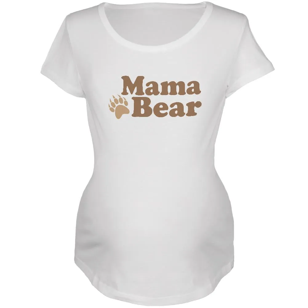 Mother's Day Mama Bear Maternity Soft T Shirt
