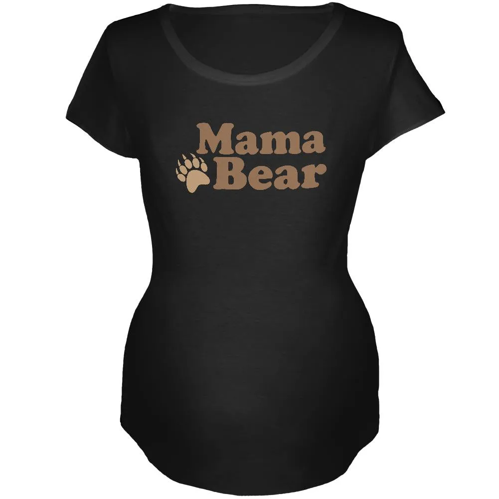 Mother's Day Mama Bear Maternity Soft T Shirt