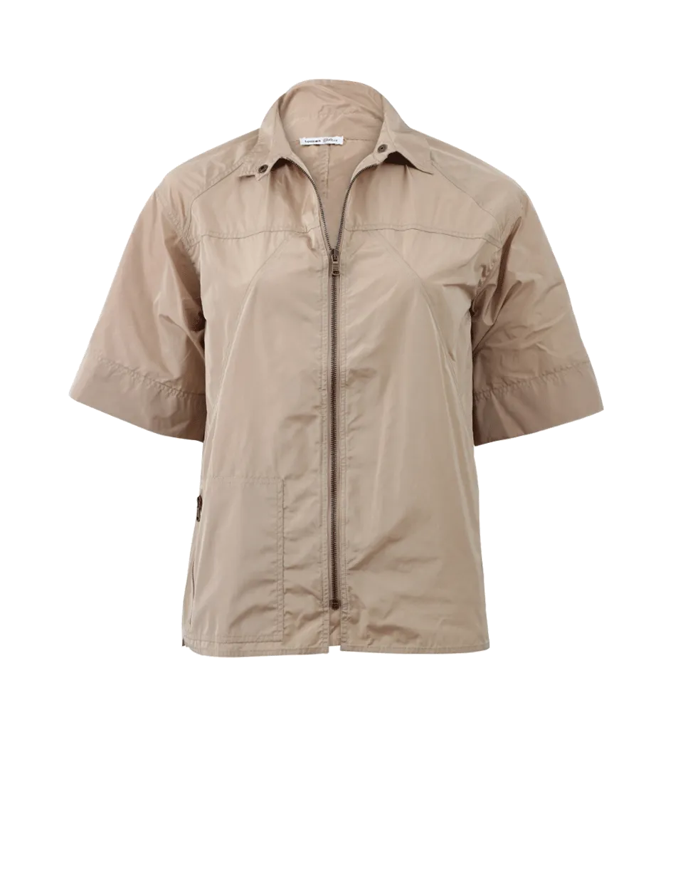 Short Sleeve Zip Jacket