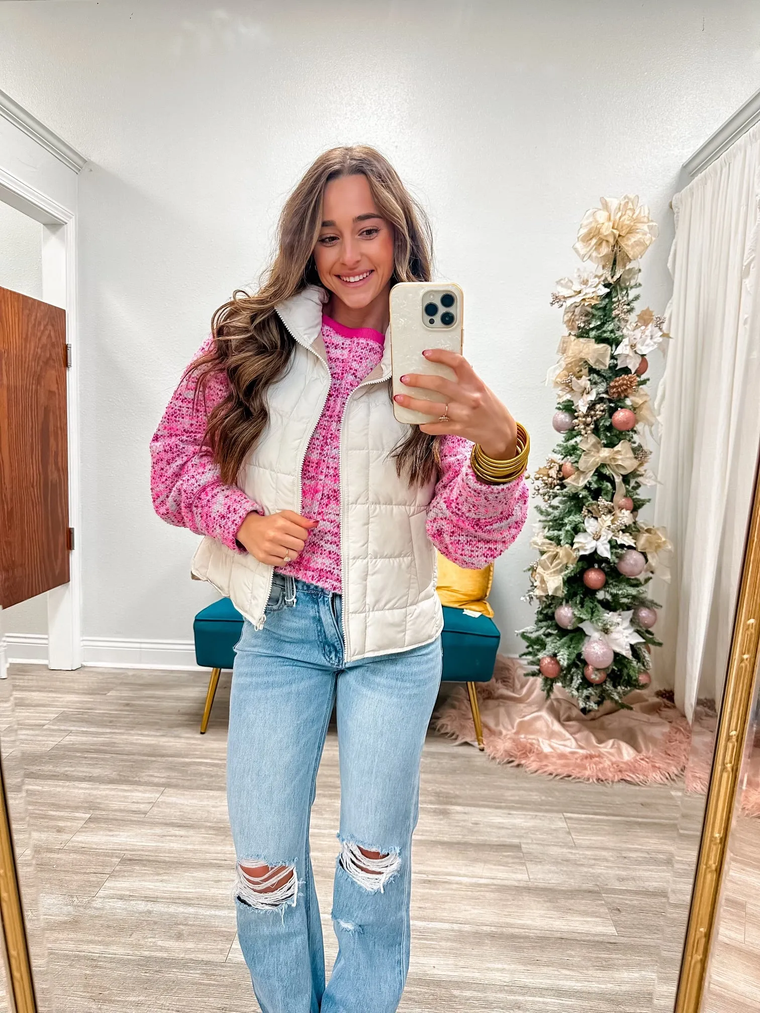 Solid Puffer Padded Warm Vest