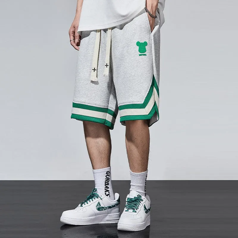 Sports capris men's silk casual shorts
