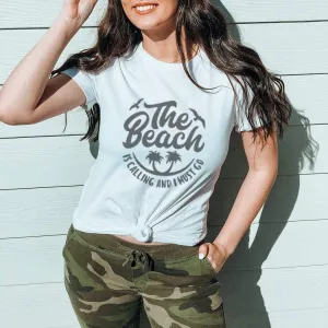 The Beach Is Calling Graphic T-Shirt - SU156