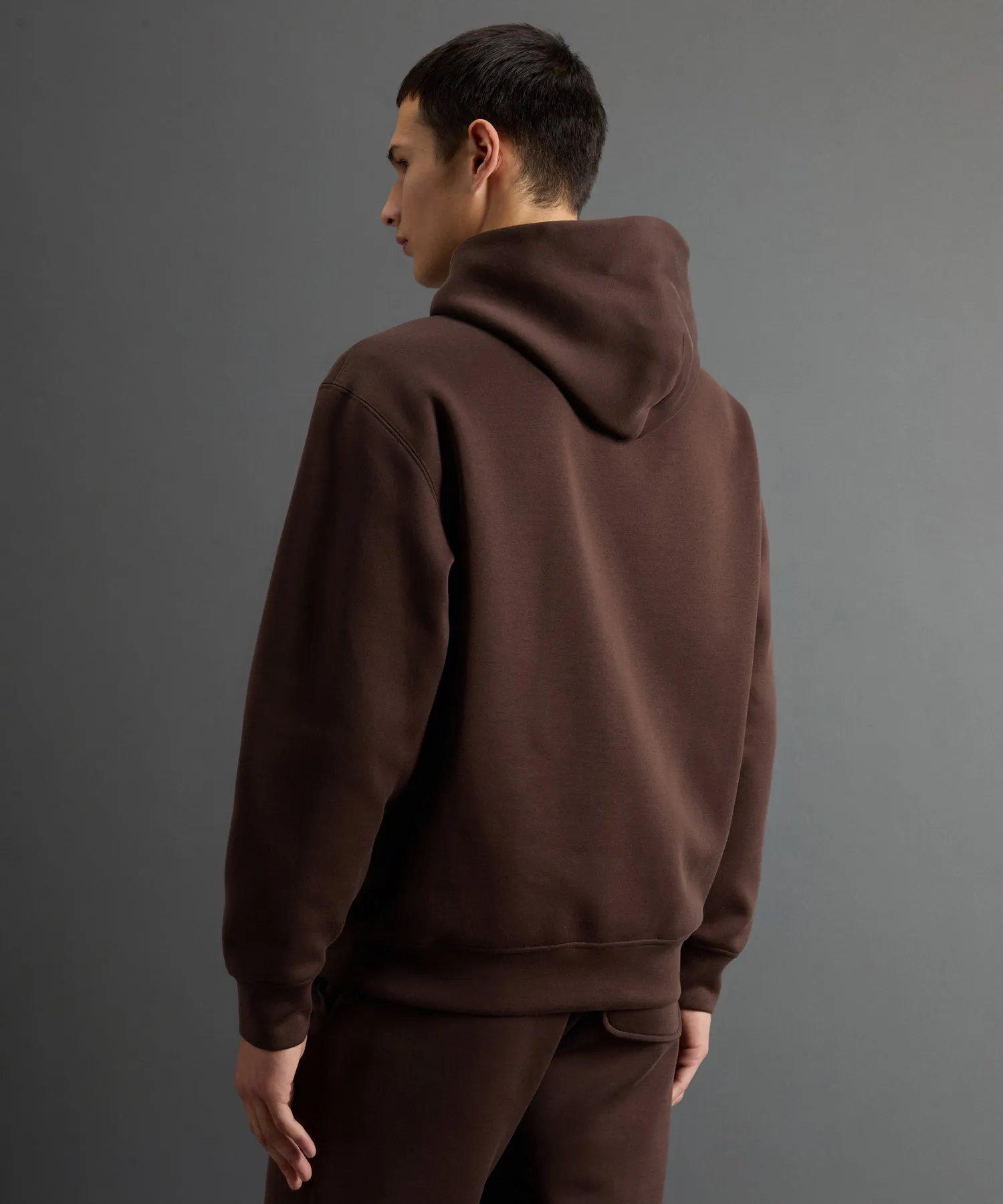 Todd Snyder X Woolrich Luxe Tech Hoodie in Brown