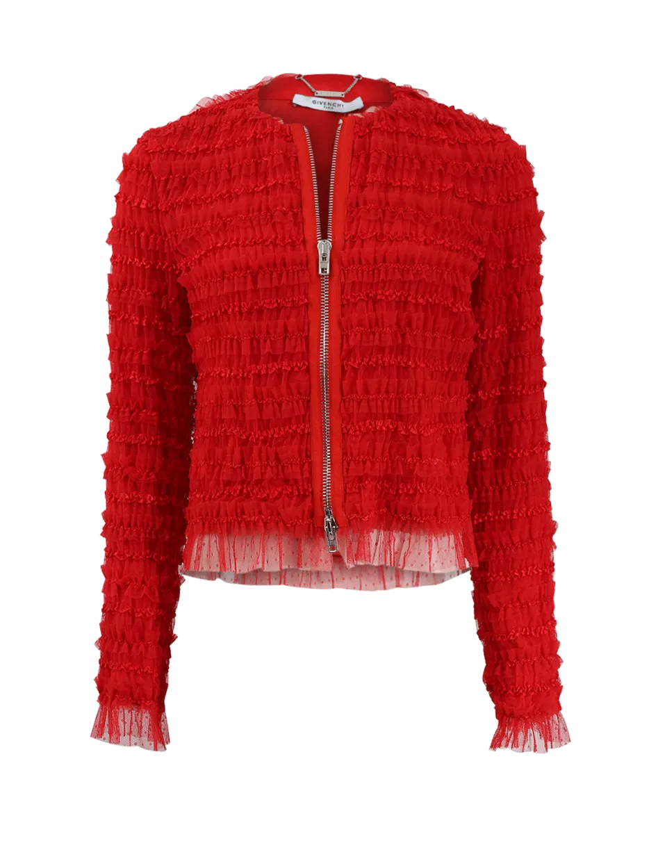 Tulle Ruched Jacket