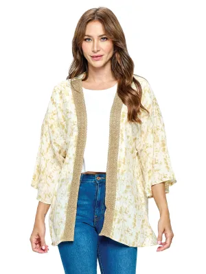 Wrap TieDye Wrap Lace Details